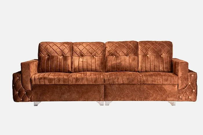 VIVDeal Not So Velvet 4 Seater Sofa Set